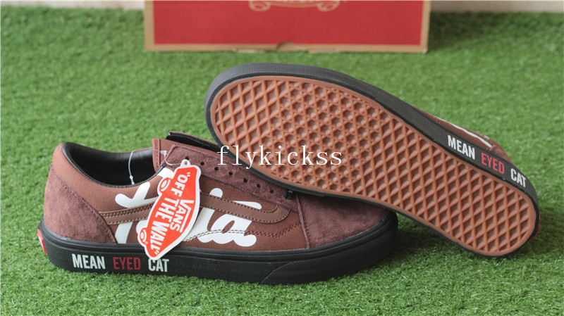 Patta x Van Mean Eyed Cat Old Skool Black Brown Suede